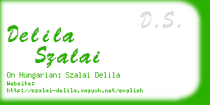 delila szalai business card